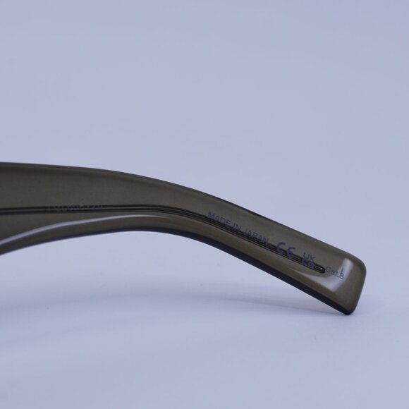 Saint Laurent SL660/F 003 Sunglasses Brown Rectangle Frame, Grey Lenses - Picture 9 of 12